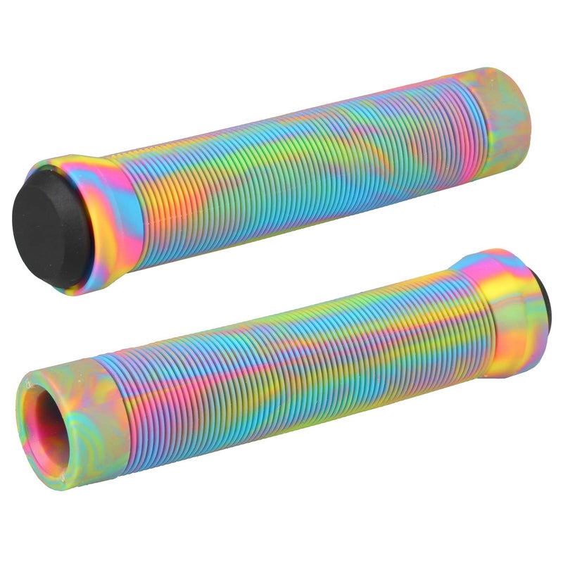 Kutrick Scooter Grips - Mixed Color Bike Bicycle MTB Scooter Handlebar Grips | 145mm Soft Handle Grips for Pro Stunt Kick Scooter, BMX Bikes,Mountain Bike - Image 1